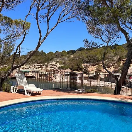 A 2 Min De La Et Piscine Accessible Ferienhaus Cala Tarida (Ibiza)